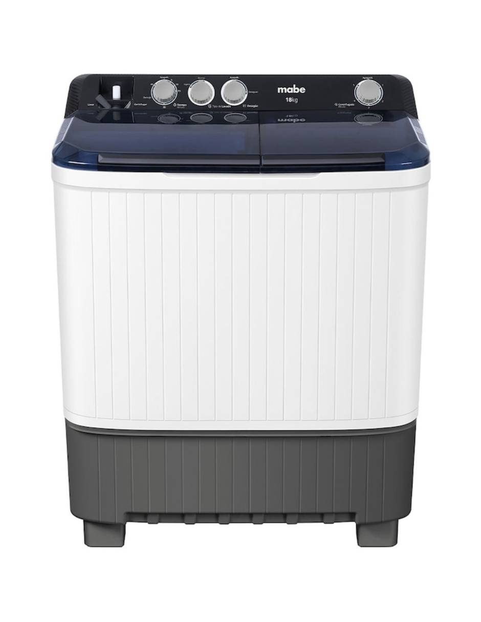 Lavadora Mabe 18 Kg semiautomática carga superior LMDX8124HBAB0
