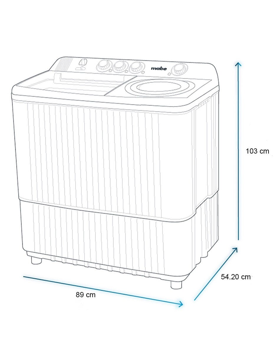 Lavadora 18 kg semiautomática carga superior LMDX8124HBAB0 13