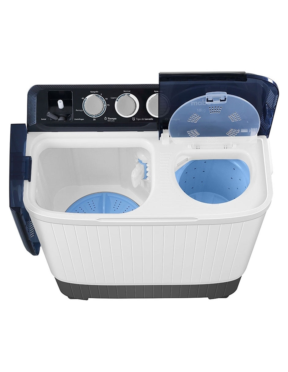 Lavadora Mabe 18 Kg semiautomática carga superior LMDX8124HBAB0