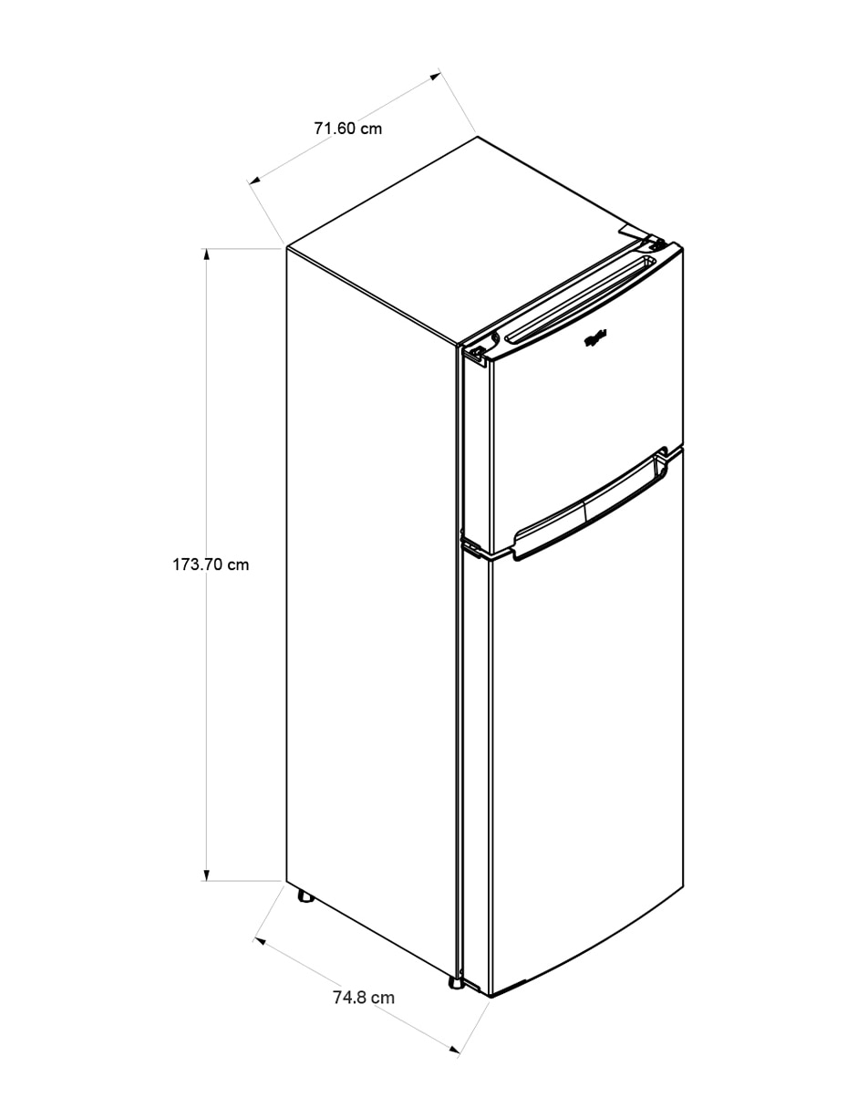 Refrigerador 18 pies Xpert Energy Saver WT1818A 8
