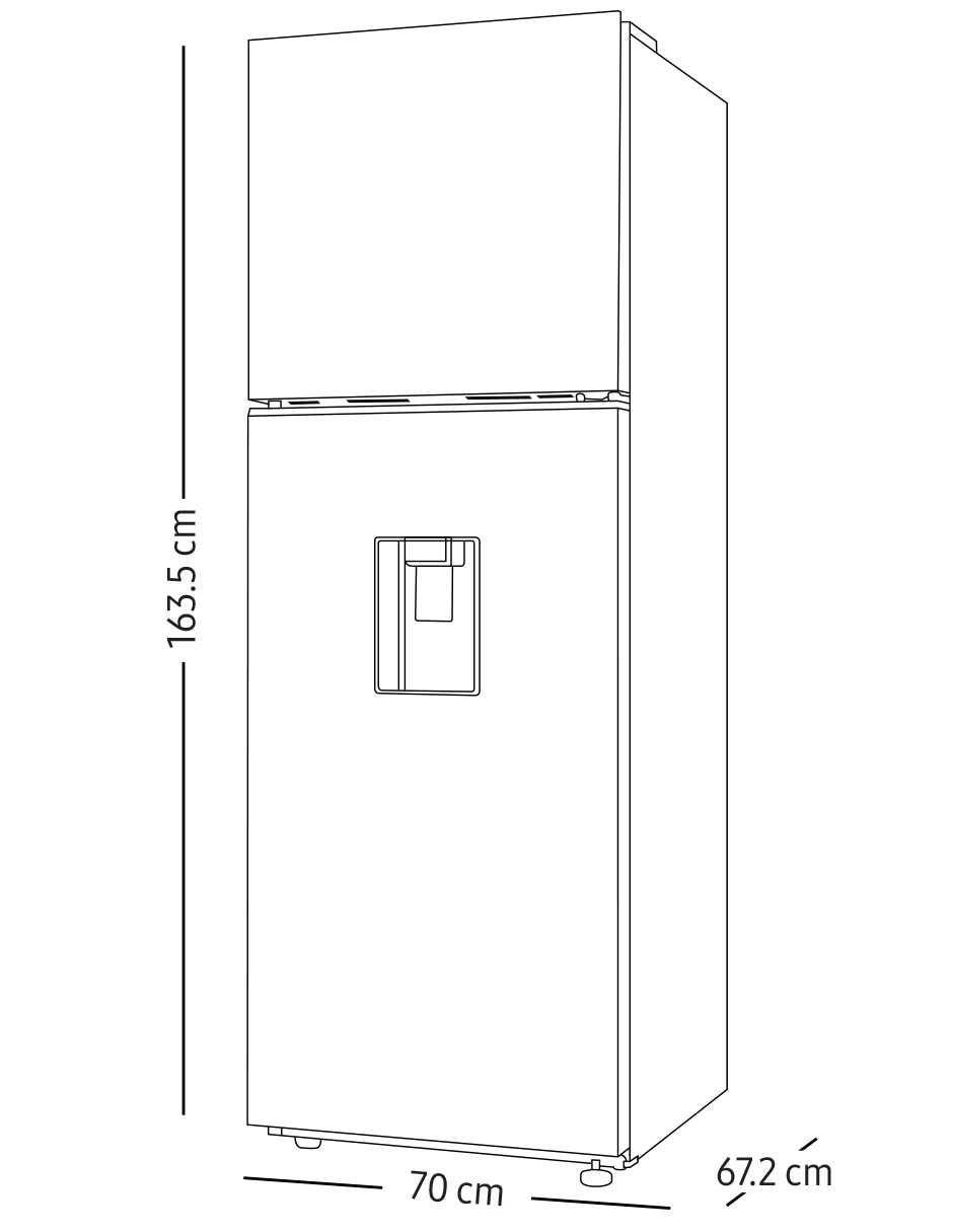 Refrigerador 11 pies cúbicos inverter y frost rt31dg5224s9em 8