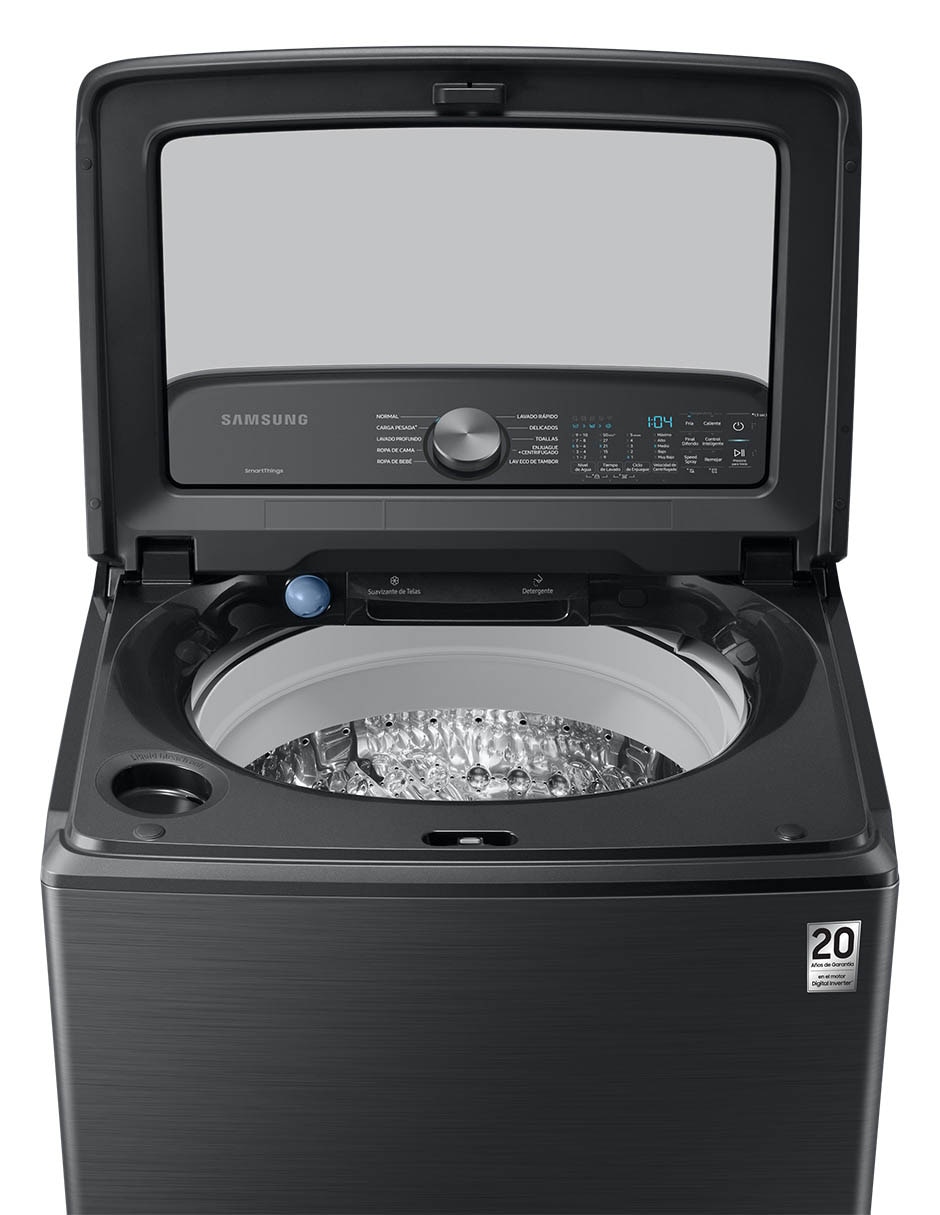 Lavadora Samsung 28 kg automática carga superior wa28b8375gv/ax
