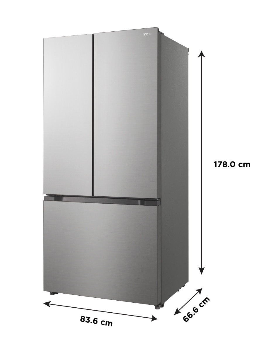 Refrigerador french door 18 pies inverter y frost fábrica de hielo tfr18si 7