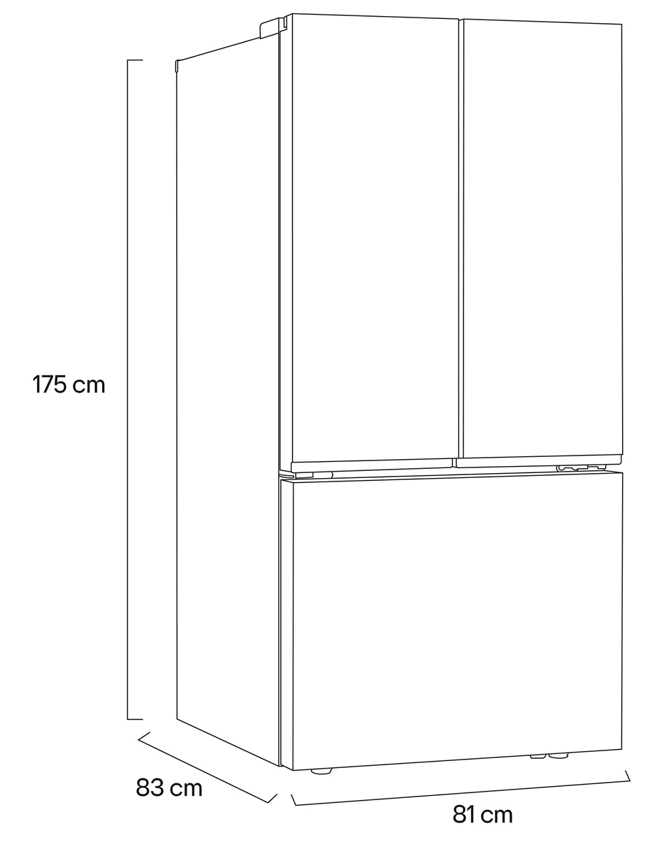 Refrigerador 25 pies inverter y no frost GM65BPT 11