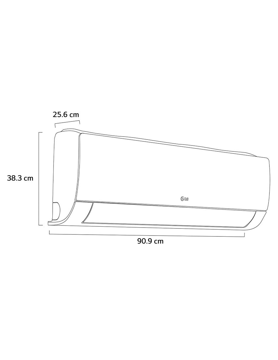 Aire acondicionado LG Frío y calor 18000 Btu Vx182H4 220 V