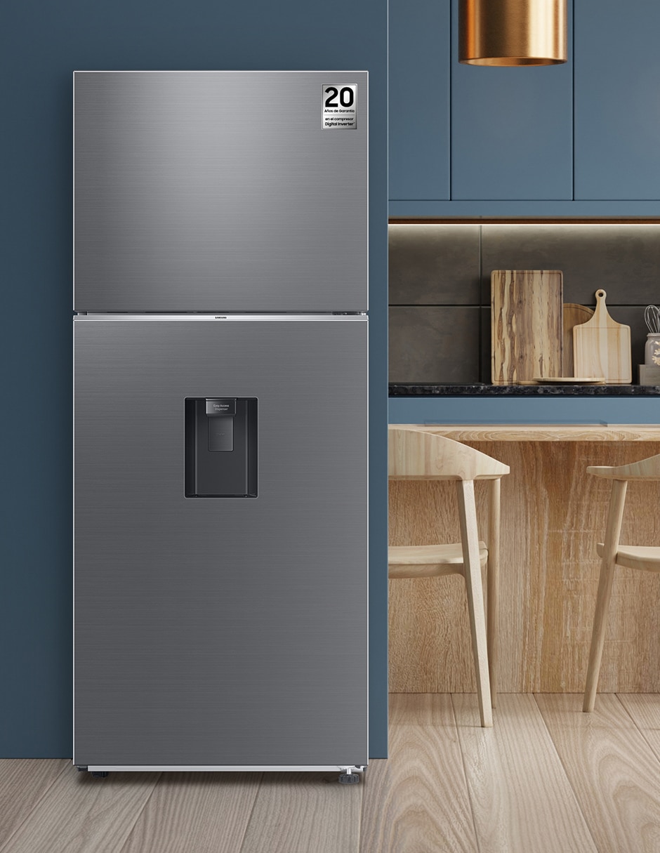 Refrigerador Samsung 14 pies cúbicos inverter y no frost y fábrica de hielo RT38DG6224S9EM