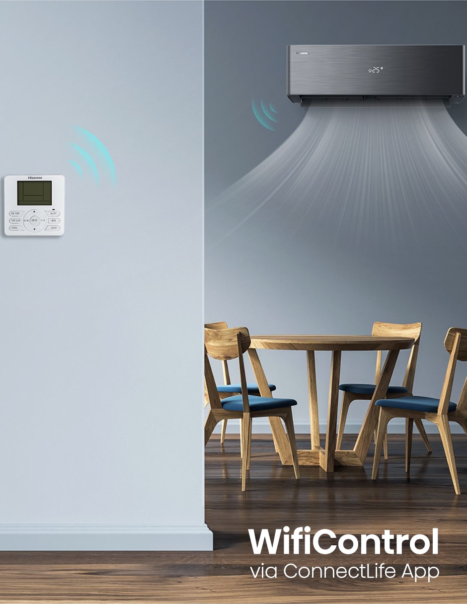 Aire acondicionado mini split inverter frío y calor 12000 btu aru122vqw 230 v 8