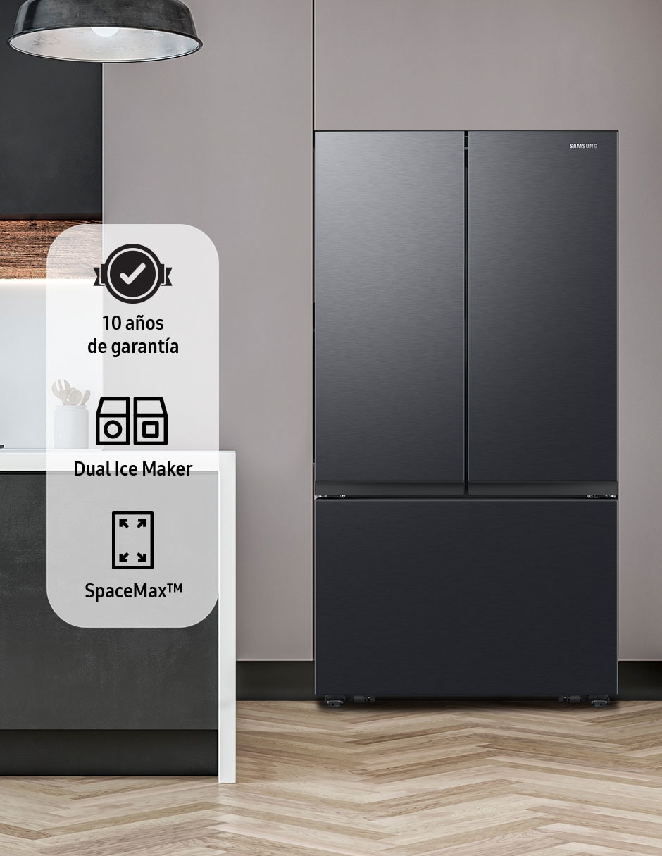 Refrigerador Samsung 32 pies cúbico inverter y no frost y fábrica de hielo RF32CG5N10B1EM
