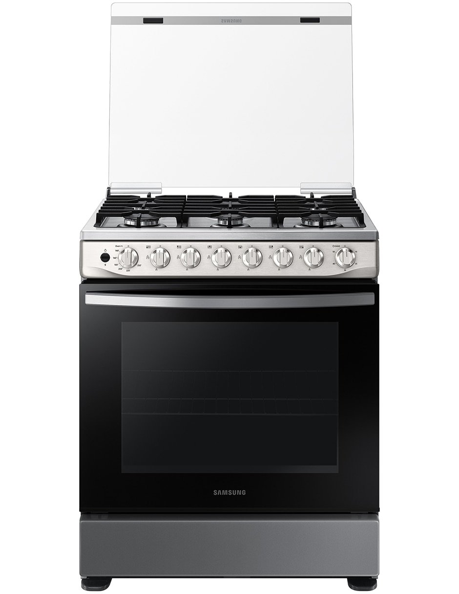 Estufa a gas natural/lp 76.7 cm NX52T5411MS/AX de 6 quemadores 1
