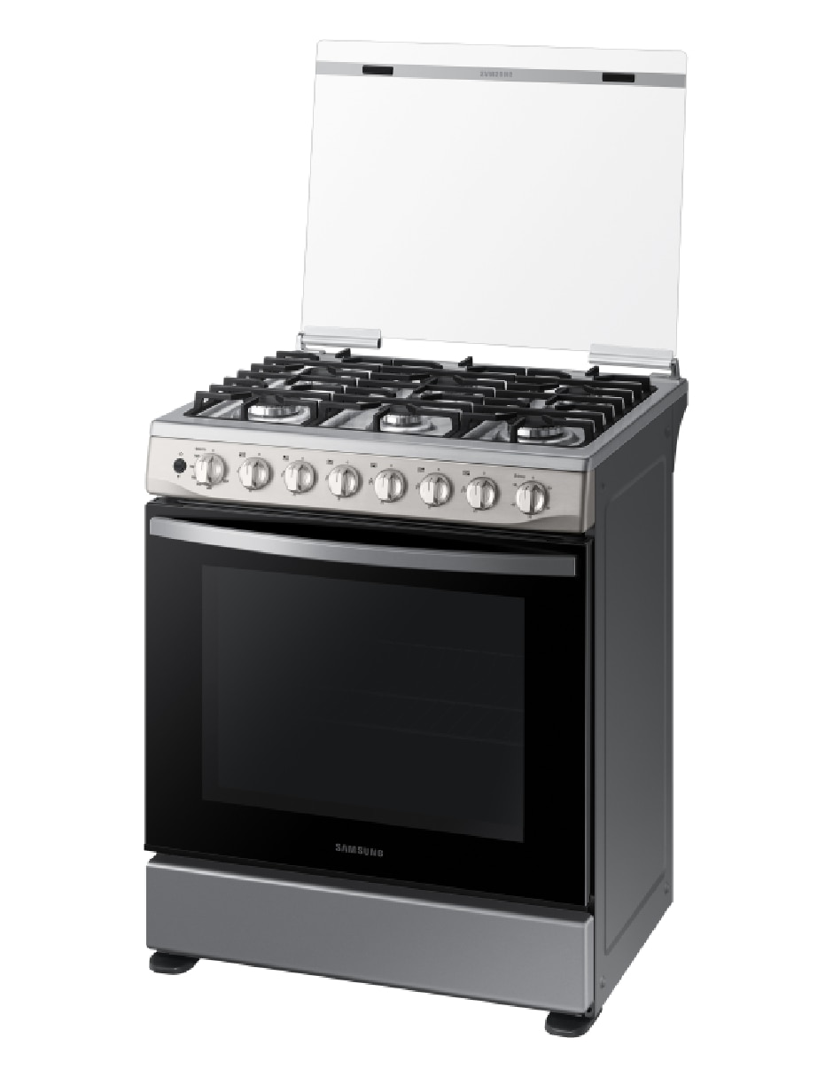 Estufa a gas natural/lp 76.7 cm NX52T5411MS/AX de 6 quemadores 2