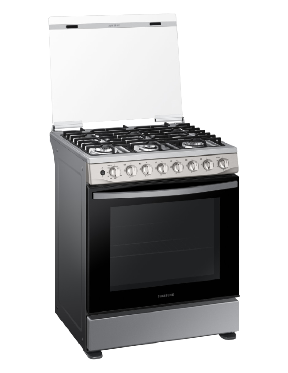 Estufa a gas natural/lp 76.7 cm NX52T5411MS/AX de 6 quemadores Estufa a gas natural/lp 76.7 cm NX52T5411MS/AX de 6 quemadores