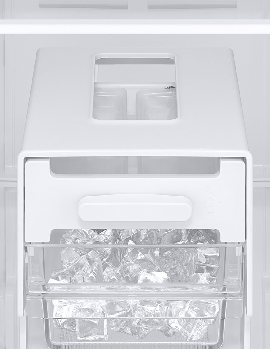 Refrigerador Dúplex Samsung 23 pies cúbicos inverter no frost fábrica de hielos