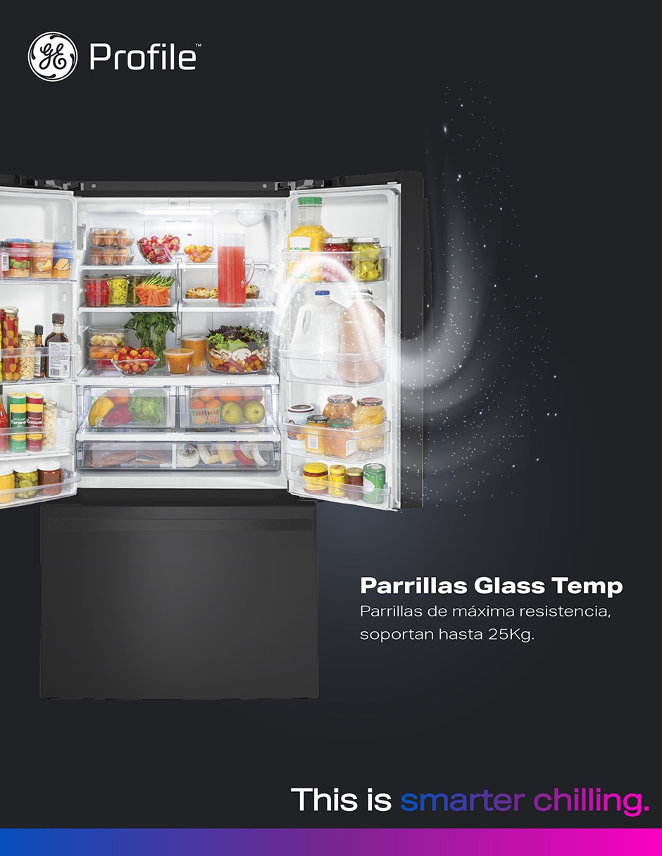 Refrigerador bottom mount 22 pies fábrica de hielo PWN22JBWCKB 5