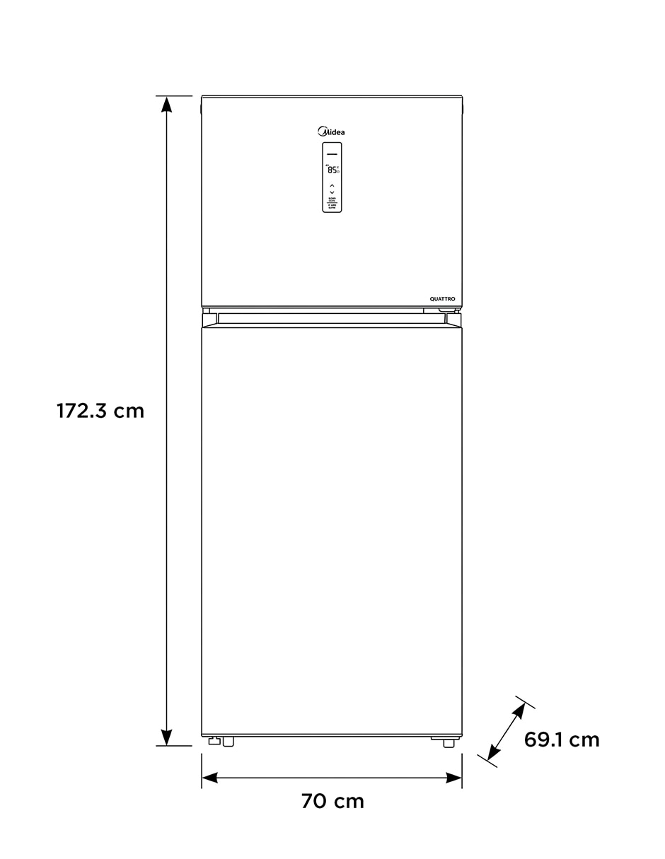 Refrigerador Inverter 15 pies cúbico inverter y no frost y fábrica de hielo Mdrt580Mtm46D 10