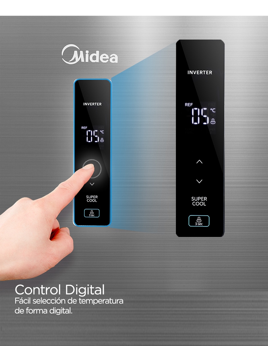 Refrigerador Inverter 15 pies cúbico inverter y no frost y fábrica de hielo Mdrt580Mtm46D 6