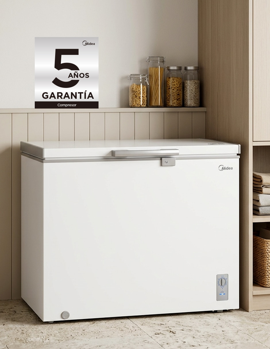 Congelador Midea Mdrc411Fzm01D horizontal 11 pies cúbicos