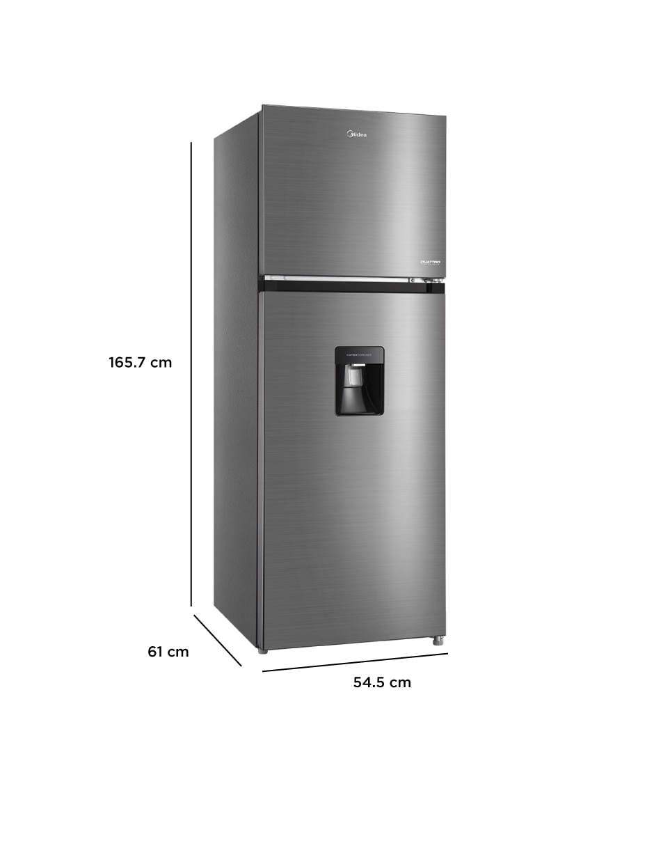 Refrigerador Top mount 10 pies cúbicos inverter no frost y fábrica de hielos MDRT385MTM46WD 9