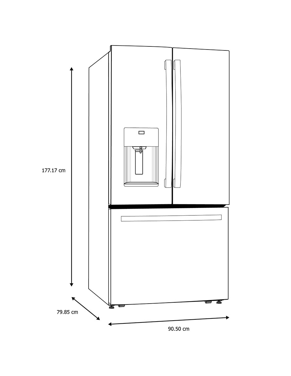Refrigerador 21 pies no frost y fabrica de hielo PYN21JBWCKB 8