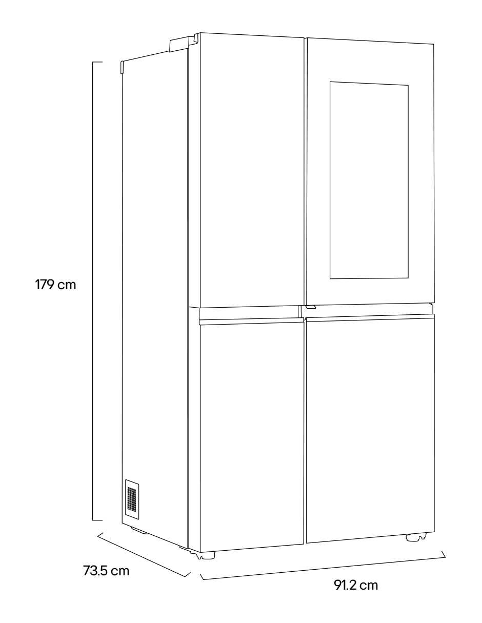 Refrigerador side by side 23 pies inverter VS23QBP 8