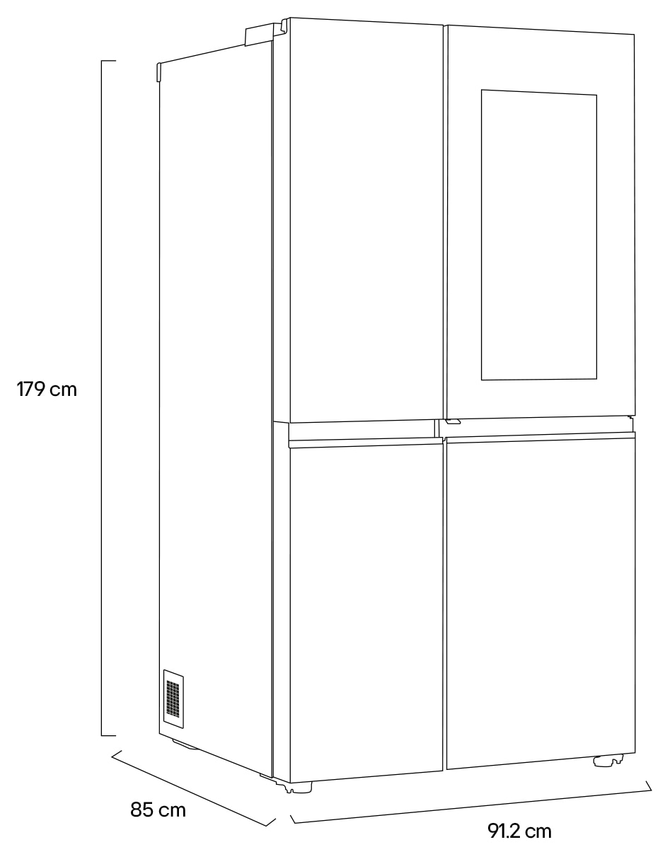 Refrigerador side by side 28 pies cúbicos Multi Air Flow / Air System y fábrica de hielo VS28QBP 11