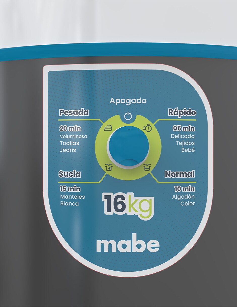 Lavadora 16 kg manual carga superior LRM16A 3