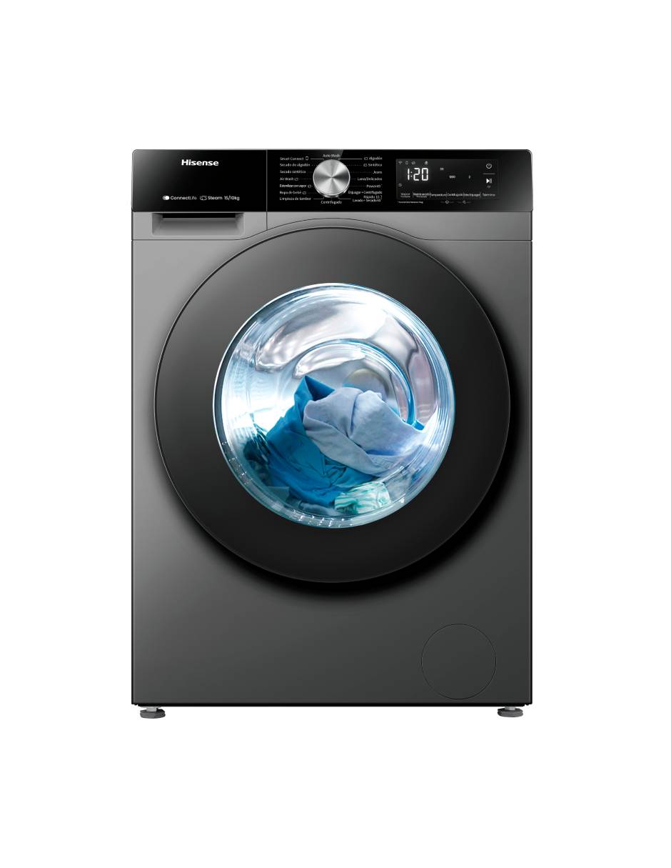 Lavadora lavasecadora automática carga carga frontal wd3s1543bt 8