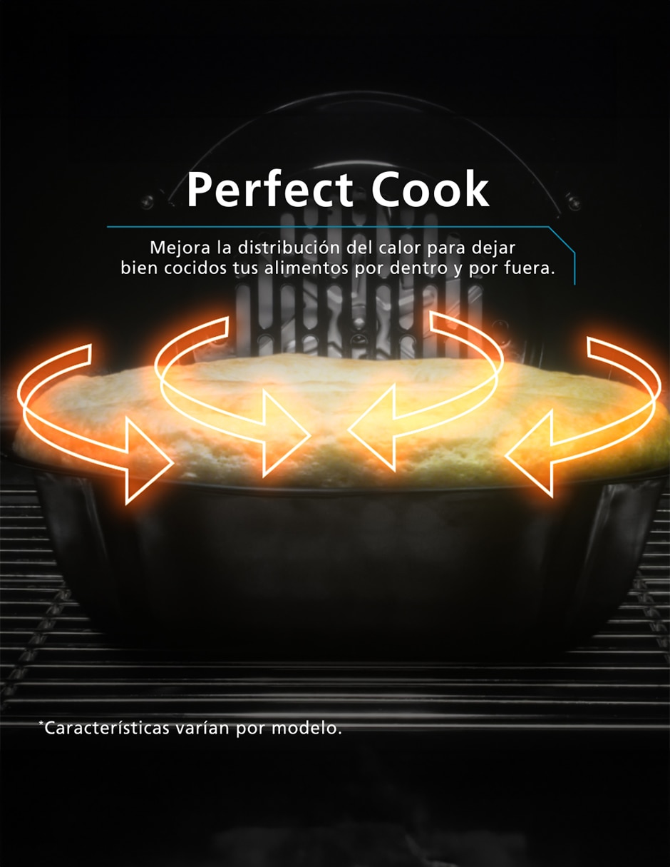 Estufa a gas LP AirFryer 76 cm EMHA7602DSS0 de 6 quemadores 4