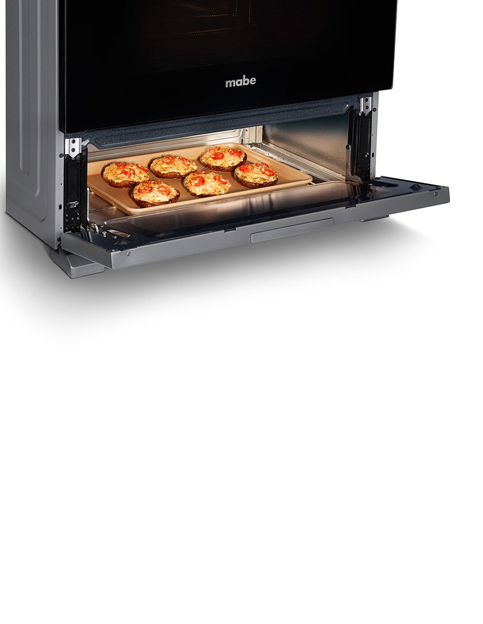Estufa a gas LP AirFryer 76 cm EMHA7602DSS0 de 6 quemadores 14