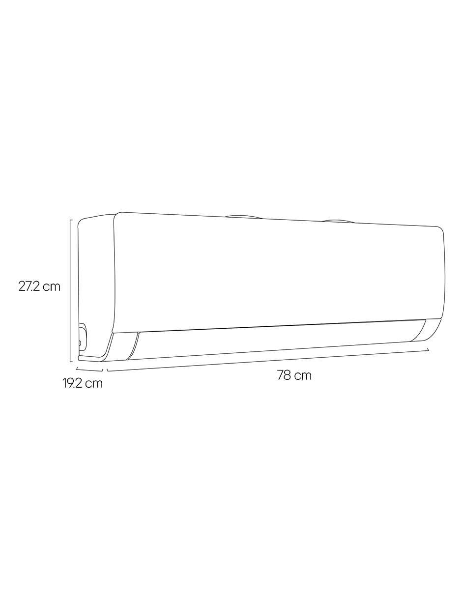 Aire acondicionado mini split lg frío 11800 btu mt121c0