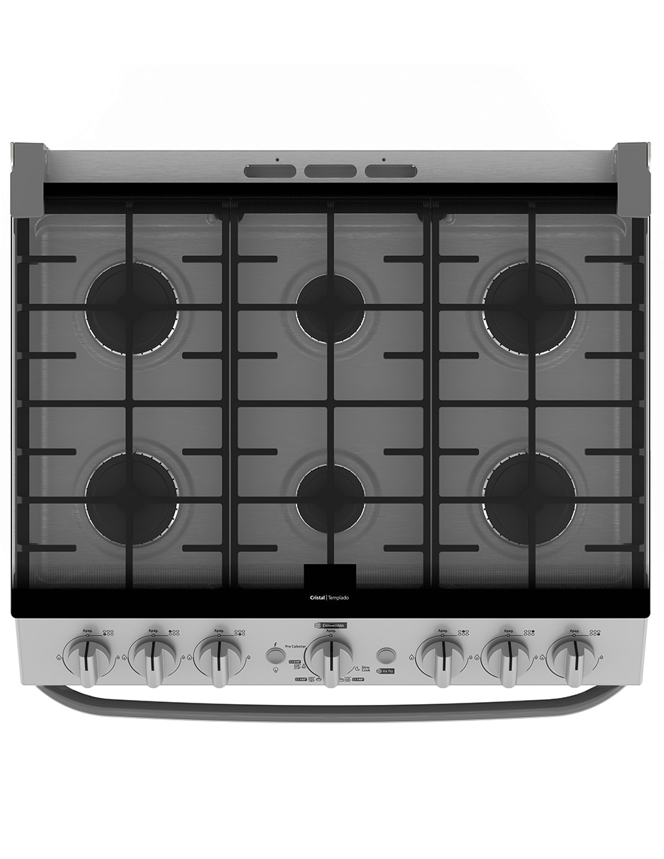 Estufa a Gas LP Mabe 75.80 cm EMHA7602JS0 de 6 quemadores