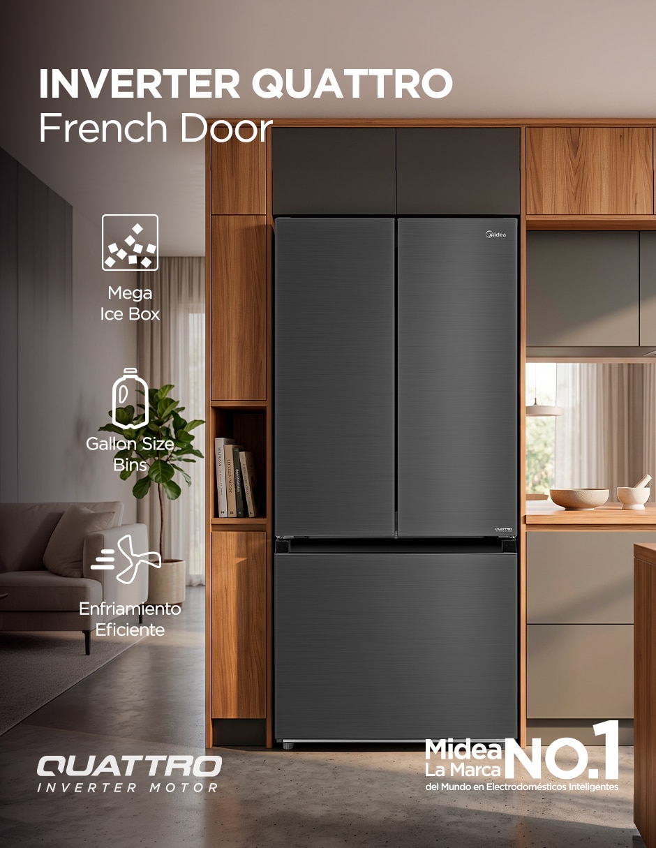 Refrigerador REFRI FRIGO CONGELAD Inverter Quattro y Manual MDRF700FGM45