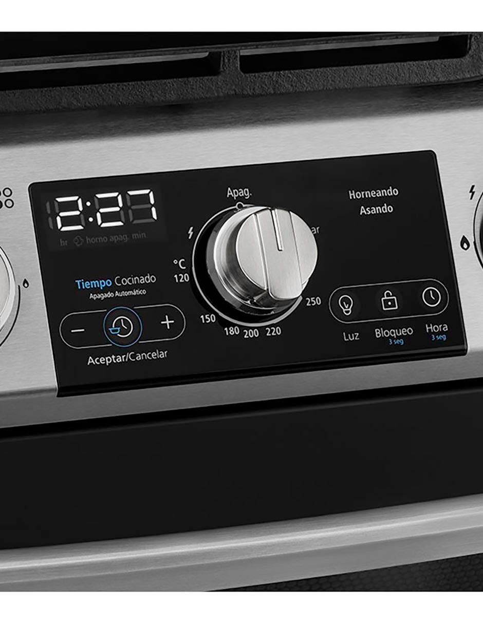 Estufa a gas LP Mabe 75.80 cm EMHA7613DTSS0 de 6 quemadores