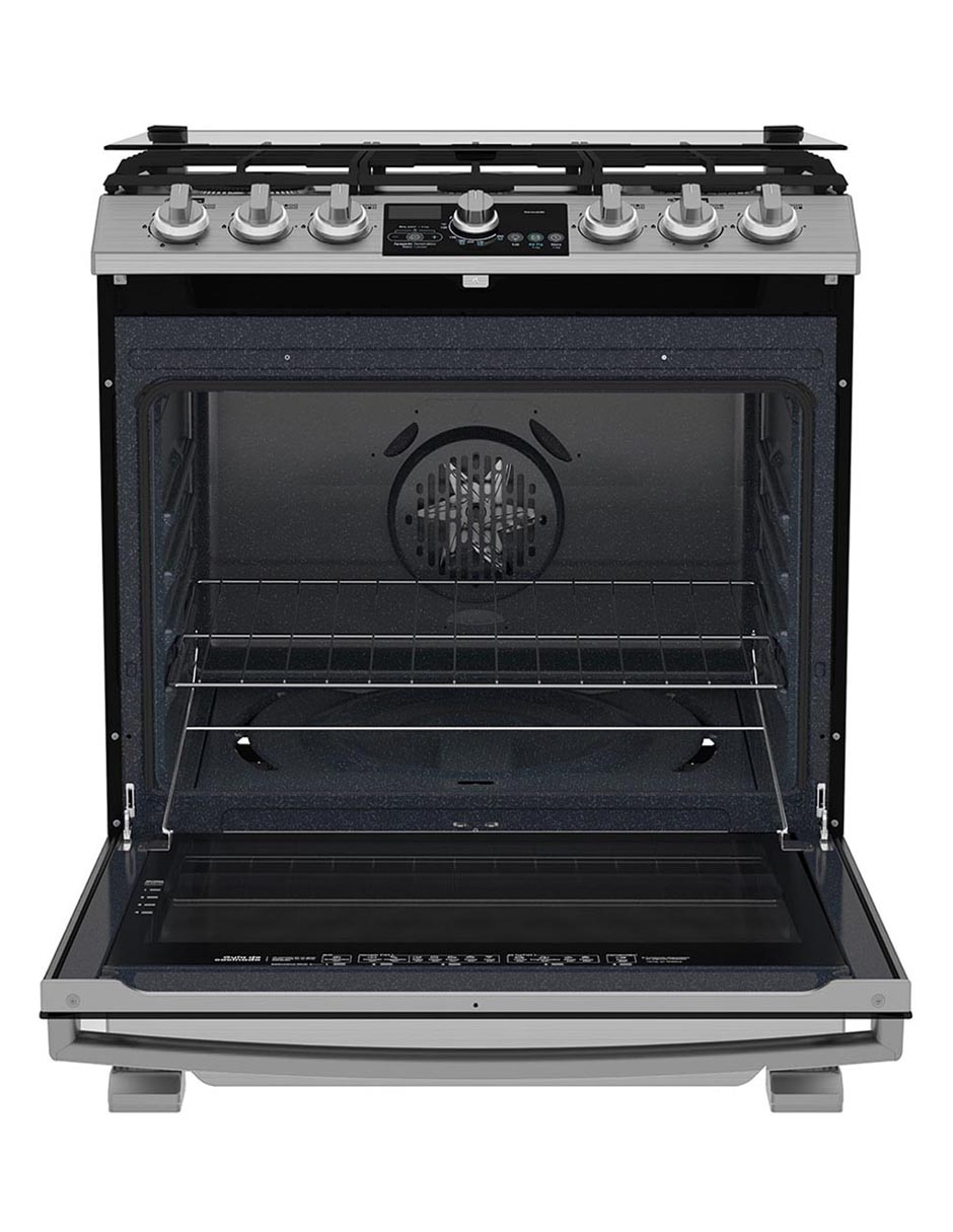 Estufa a gas LP Mabe 75.80 cm EMHA7613DTSS0 de 6 quemadores