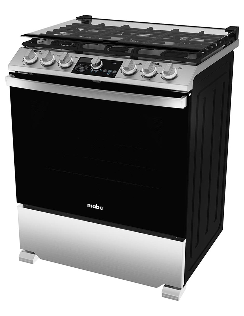 Estufa a gas LP Mabe 75.80 cm EMHA7613DTSS0 de 6 quemadores