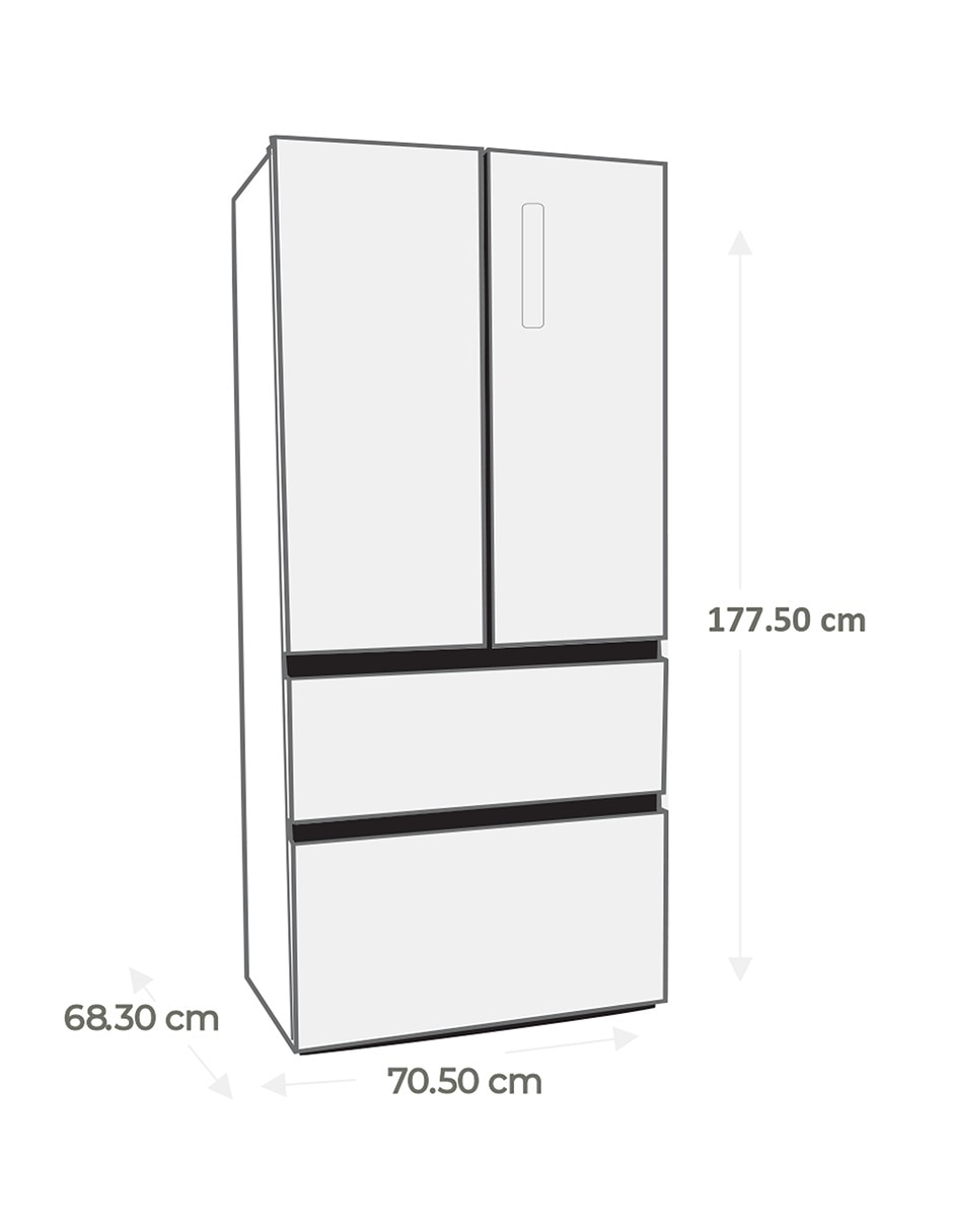 Refrigerado Haier 14 pies inverter HFM410LPLSS0