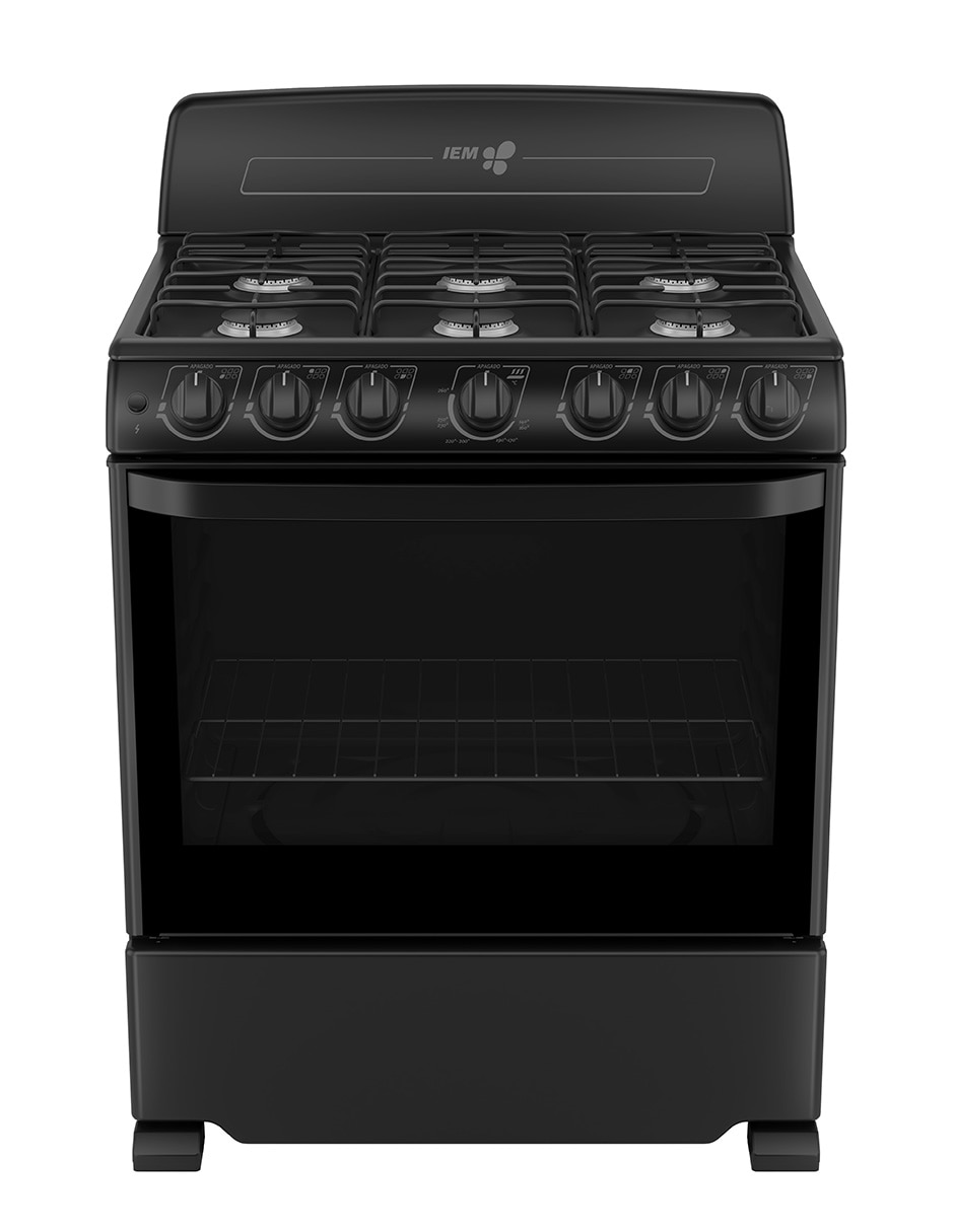 Estufa de piso a gas LP 76 cm EI3030BAPN1 de 6 quemadores 1