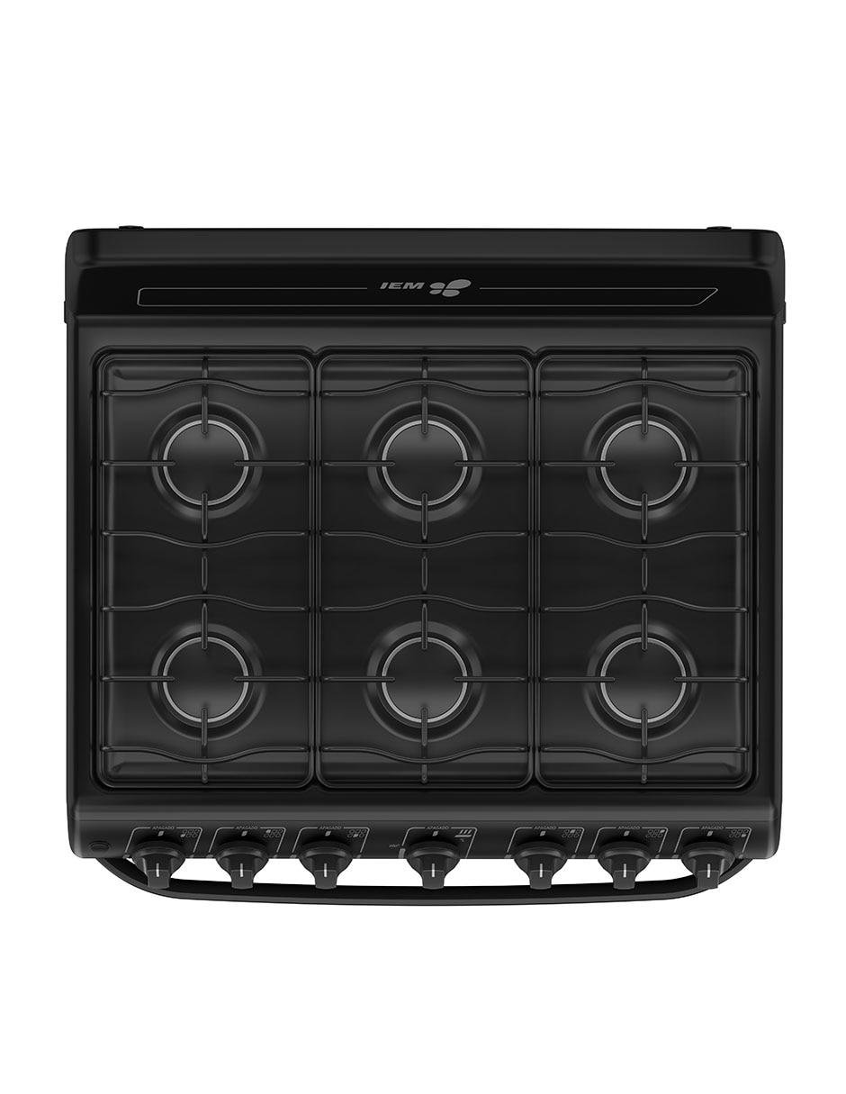 Estufa de piso a gas LP 76 cm EI3030BAPN1 de 6 quemadores 3