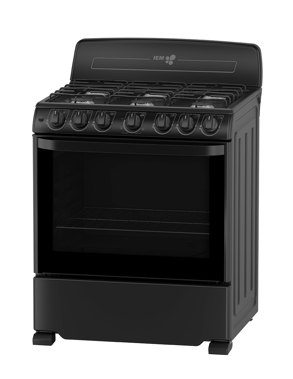 Estufa de piso a gas LP 76 cm EI3030BAPN1 de 6 quemadores 4