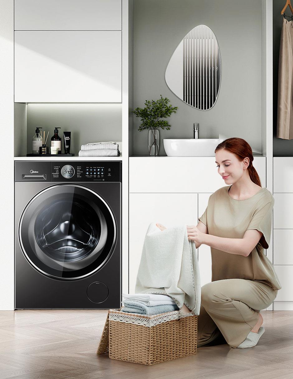 Lavadora eléctrico 15 kg 8 kg mf210d150wbt 2