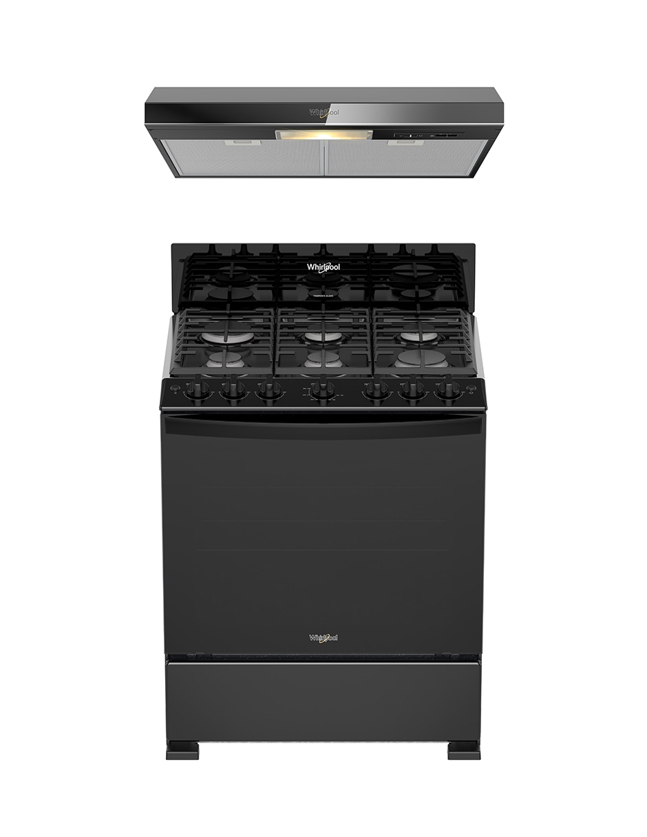 Estufa a gas natural LP 76 cm Cwfr3400b-hh de 6 quemadores Estufa a gas natural LP 76 cm Cwfr3400b-hh de 6 quemadores
