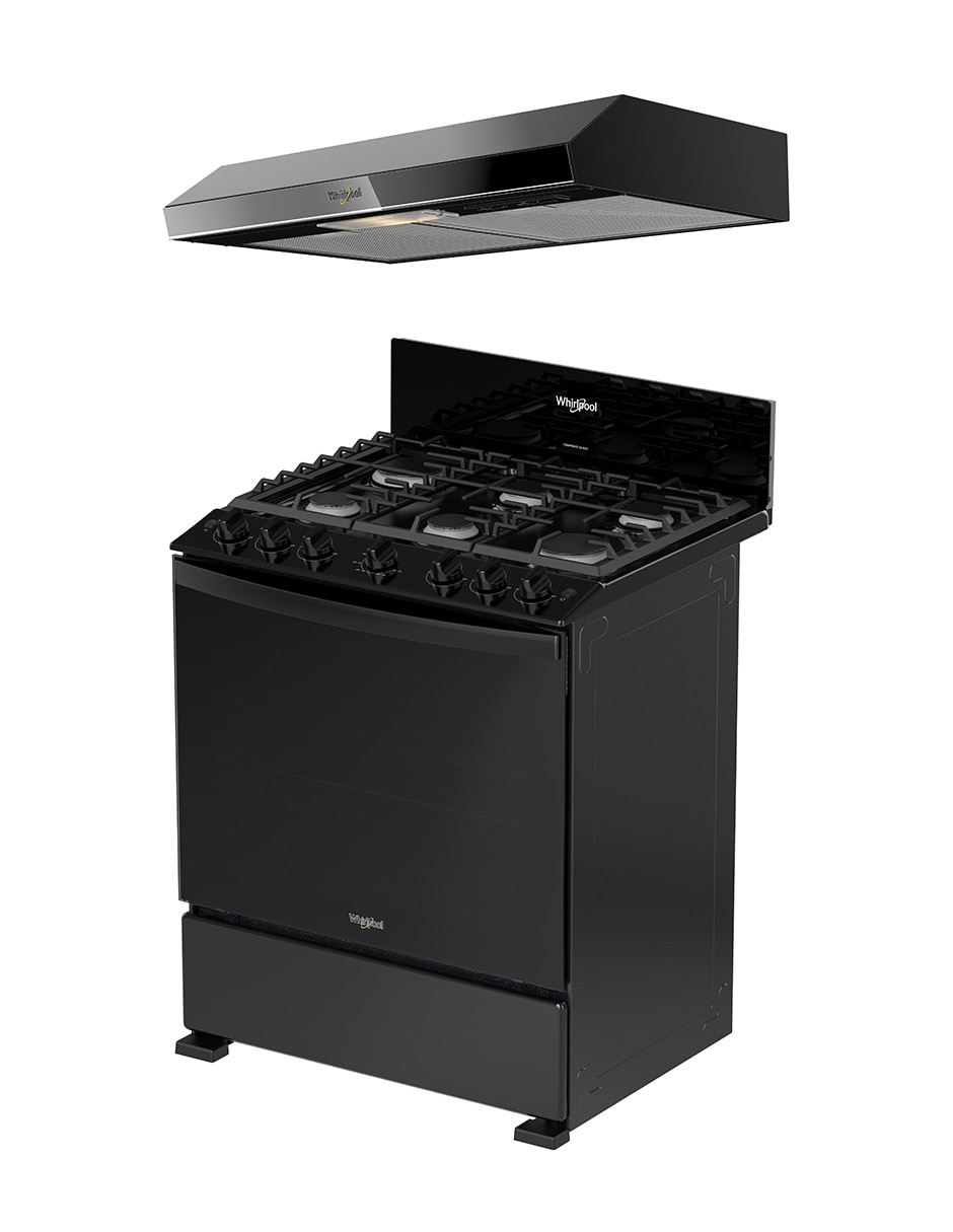 Estufa a gas natural LP 76 cm Cwfr3400b-hh de 6 quemadores 2