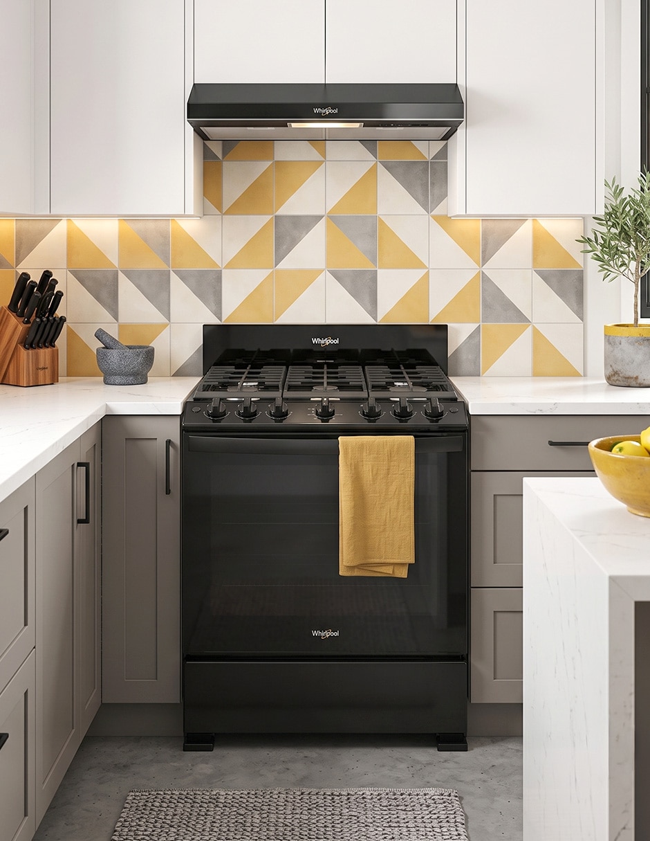 Estufa a gas natural LP 76 cm Cwfr3400b-hh de 6 quemadores 6