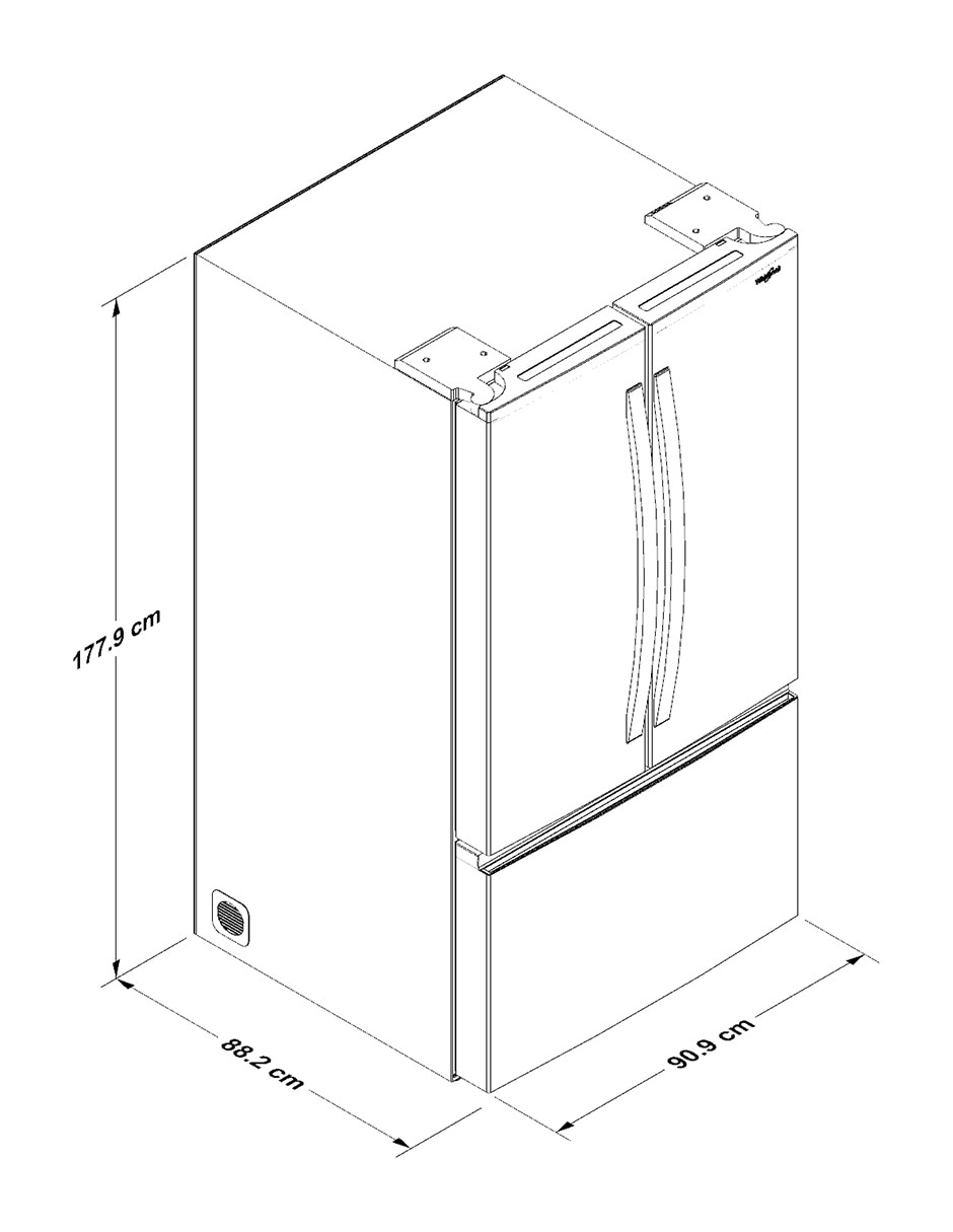 Refrigerador Congelad tecnología Inverter y fábrica de hielos WRFF3136SB 13