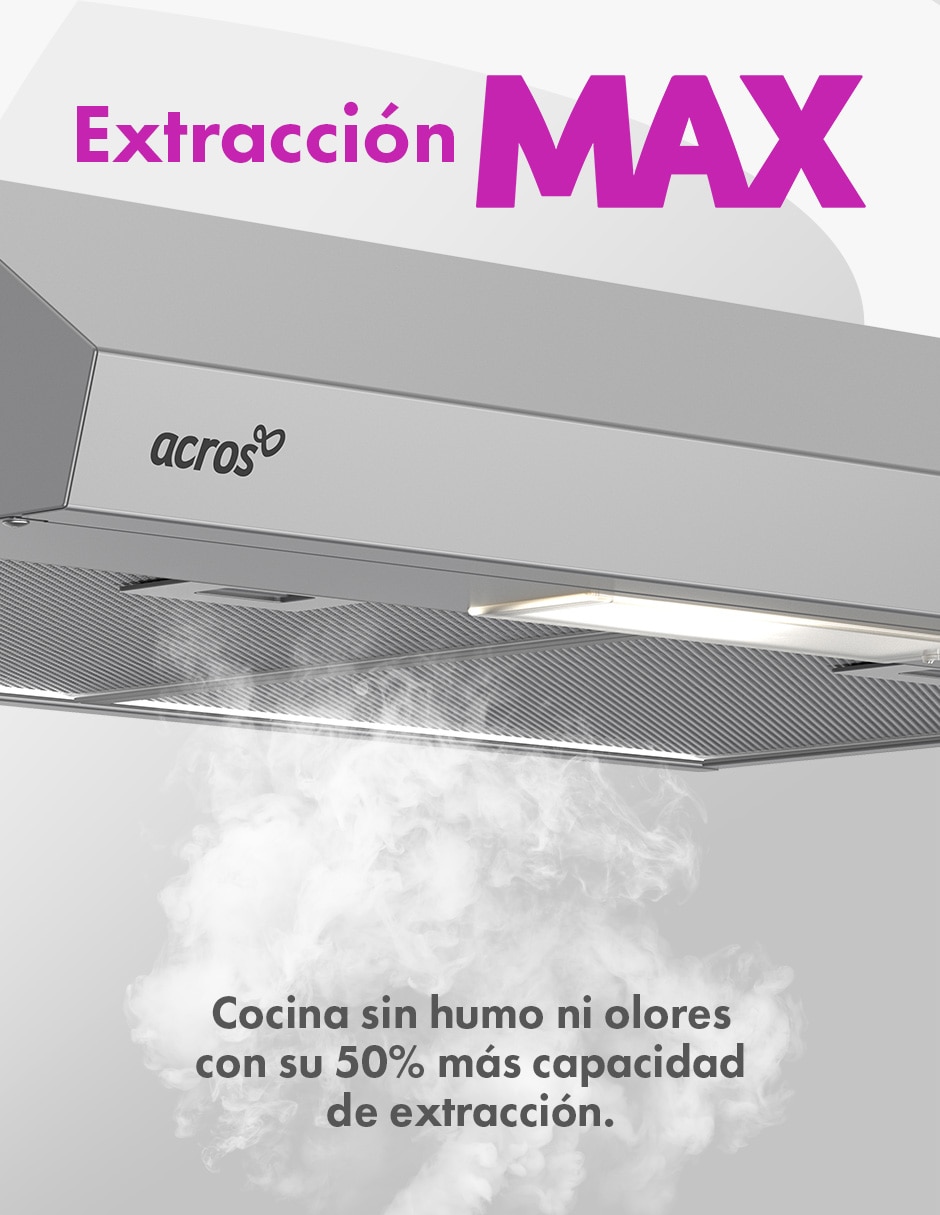 Campana de cocina AH7510DD de acero inoxidable 11