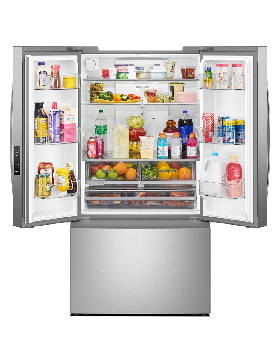 Refrigerador Whirpool tecnología Inverter y fabrica de hielos 31 pies WRFF3136SZ 10