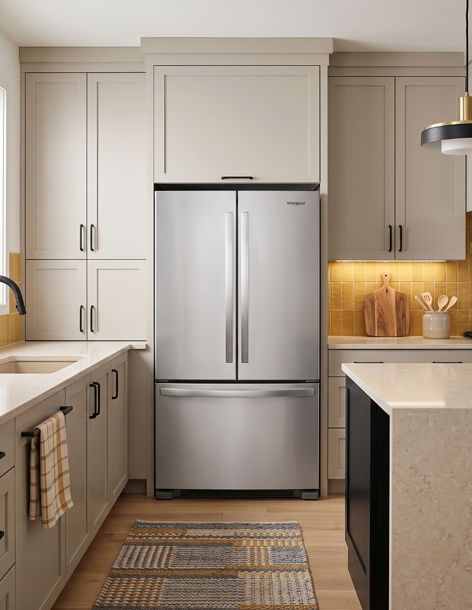 Refrigerador Whirpool tecnología Inverter y fabrica de hielos 31 pies WRFF3136SZ 9
