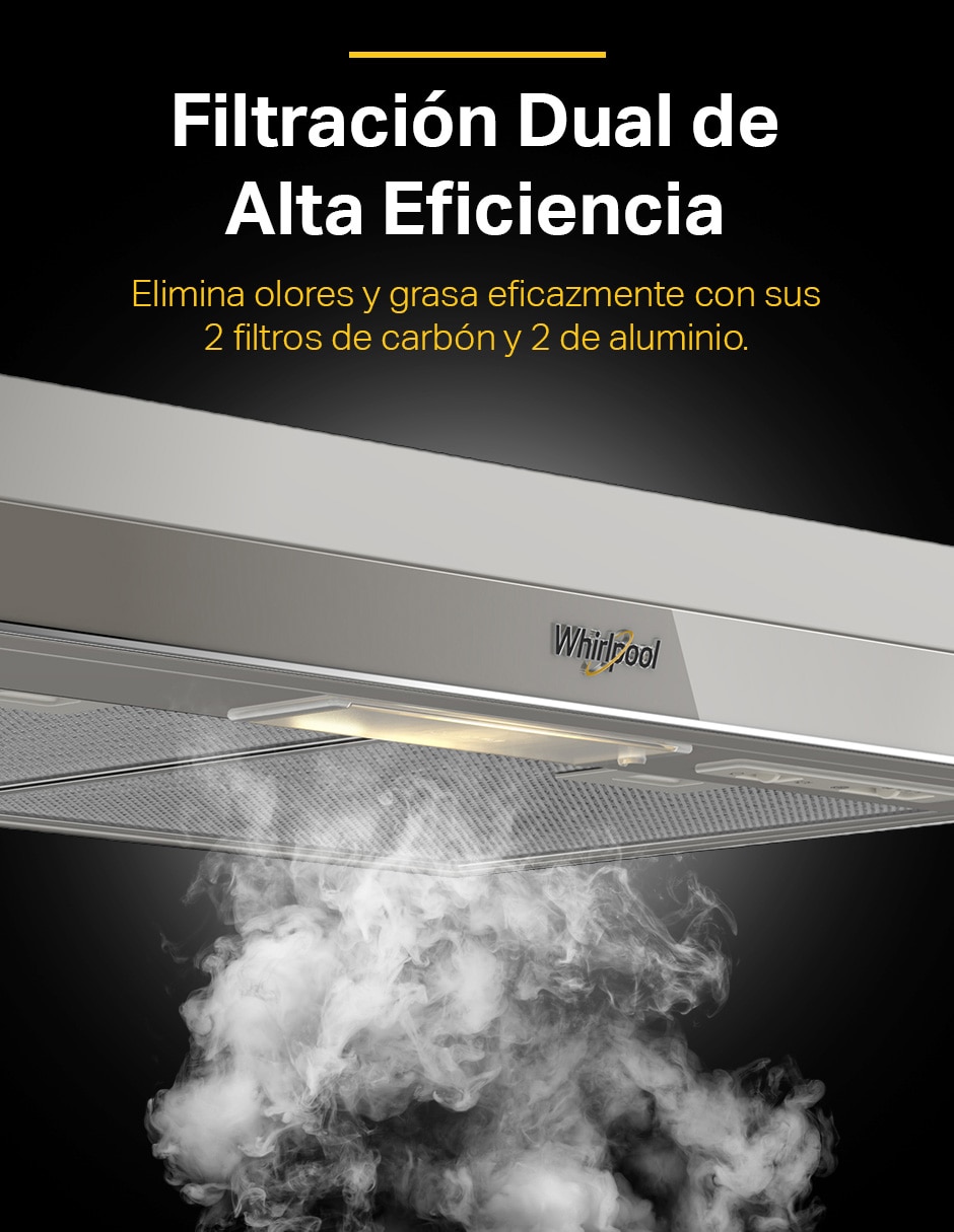 Campana de cocina WH7610DD de acero inoxidable 6