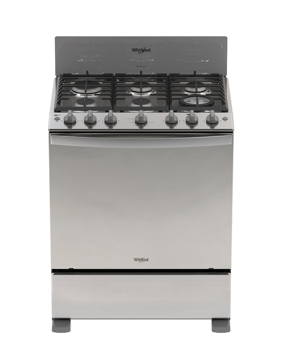 Estufa a gas LP 76 cm WFR5050S de 6 quemadores Estufa a gas LP 76 cm WFR5050S de 6 quemadores