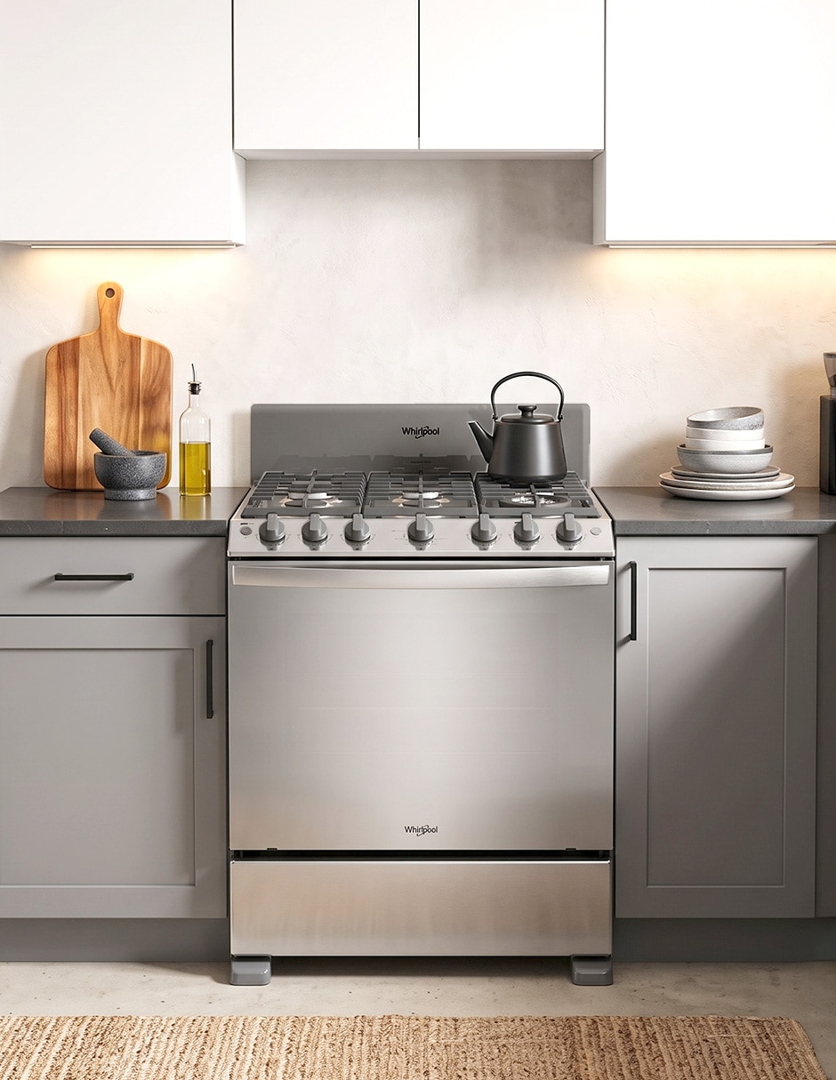 Estufa a gas LP 76 cm WFR5050S de 6 quemadores 3
