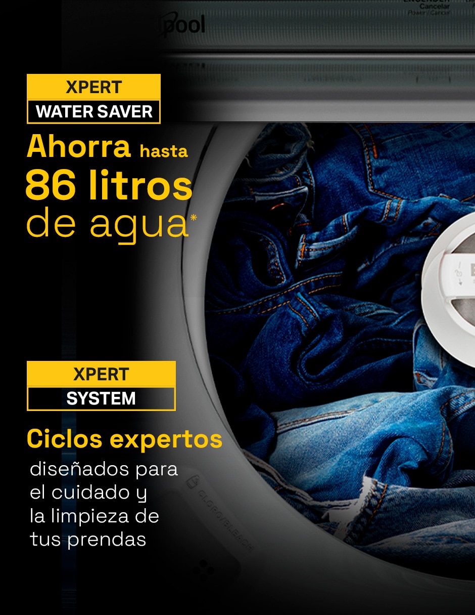 Lavadora 26 kg automática carga superior 8mwtw2654wrm 5
